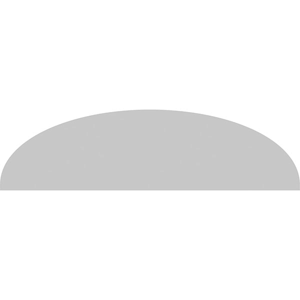 Elliptical Sunburst Architectural Grade PVC Pediment K74198