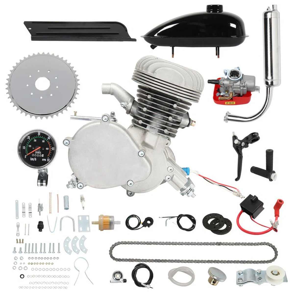 100cc 2.8kW Bicycle Modification Parts Silver L93897