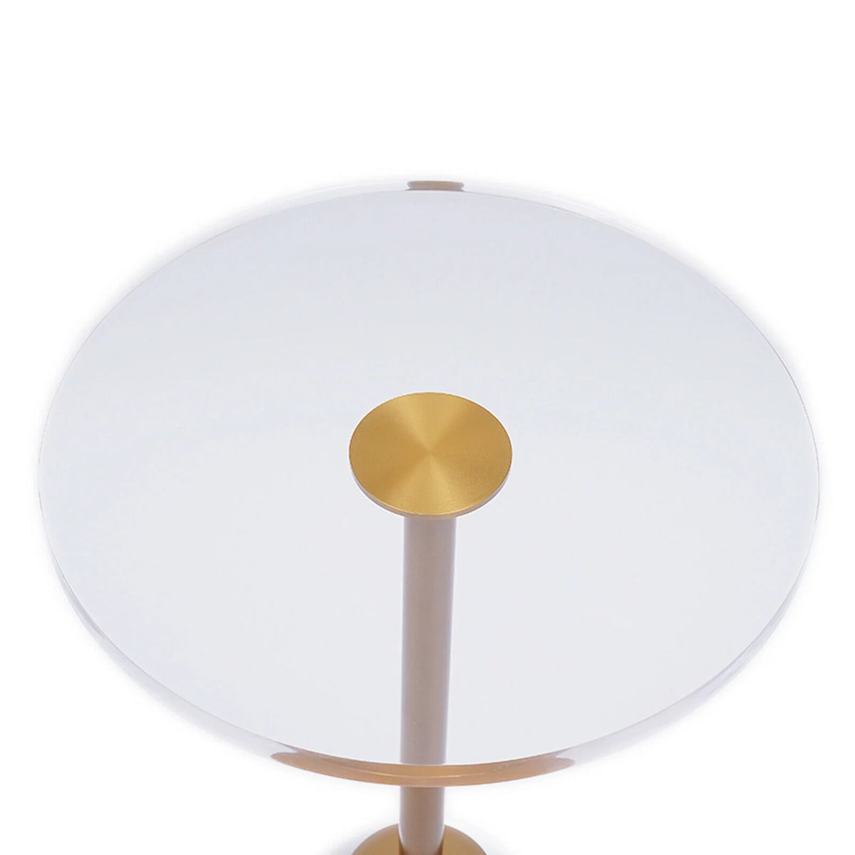 Clear Acrylic Round End Table H553845