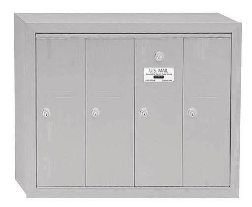 Vertical 4 Door Mailbox T4091