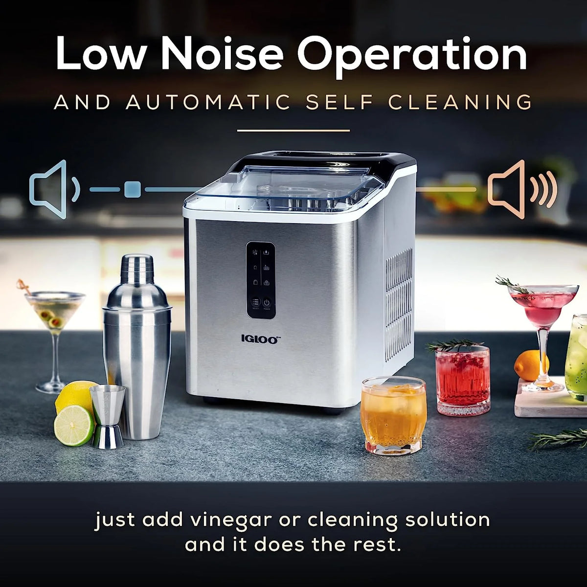 Automatic Self-Cleaning 26-Pound Ice Maker D637721