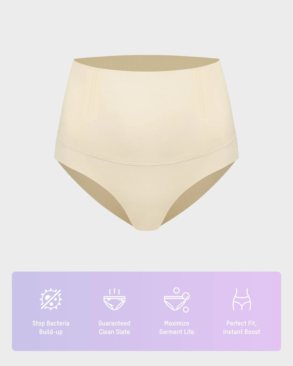 High Waist Seamless Tummy Control Panties 5 Pack K945229