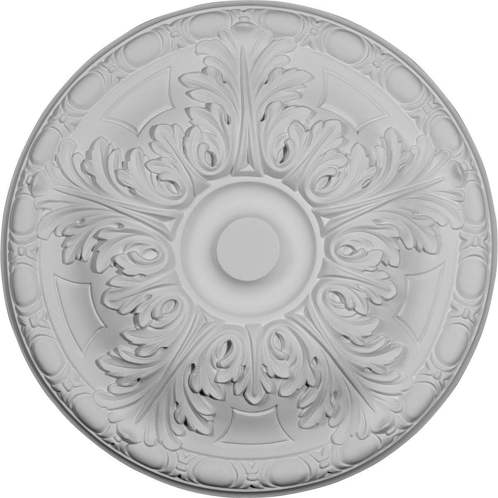 15 3/4x22OD Granada Ceiling Medallion Ultra Pure White N16059