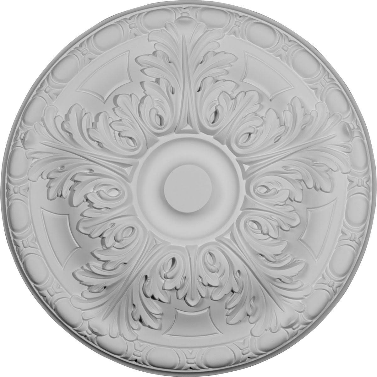 15 3/4x22OD Granada Ceiling Medallion Ultra Pure White N16059