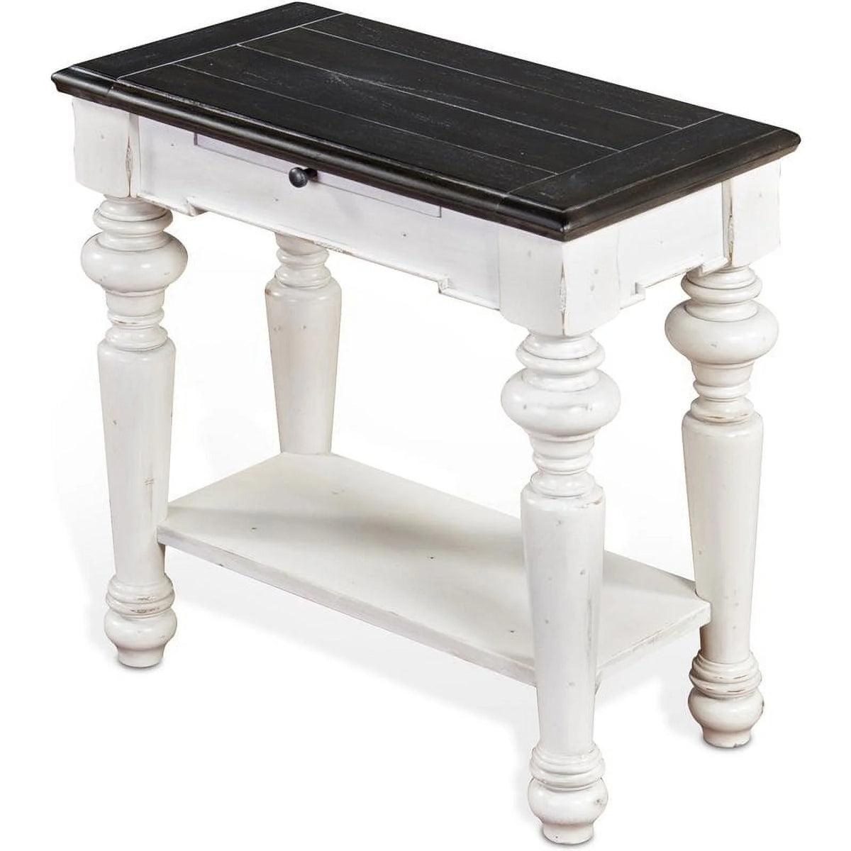 24" Wood Chair Side Table Set of 2 B57252