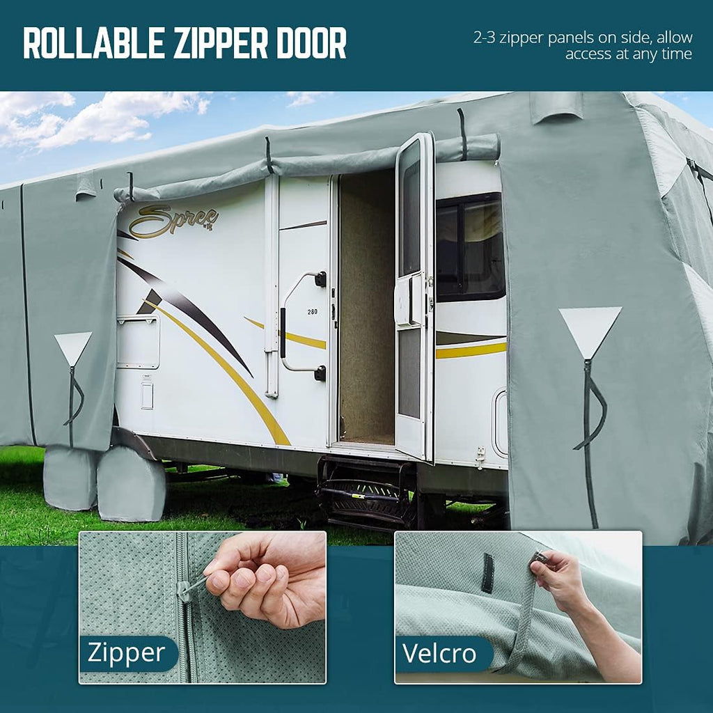5 Layers Water-Proof Rip-Stop RV Cover Fits 24-27ft T32896