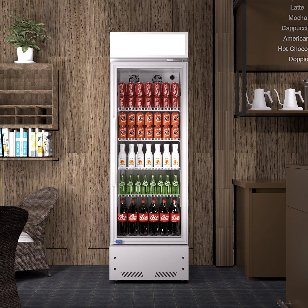 24'' Commercial Display Refrigerator with Glass Door J679