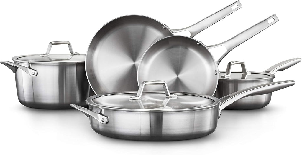 Stainless Steel 8-Piece Cookware Set Q9227