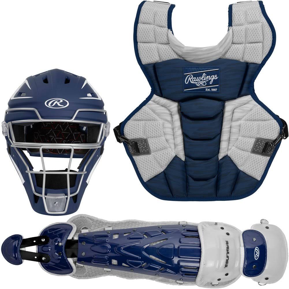 Adult Catcher Set Navy/White Y7356