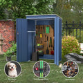 Blue Metal Outdoor Storage Shed P895002