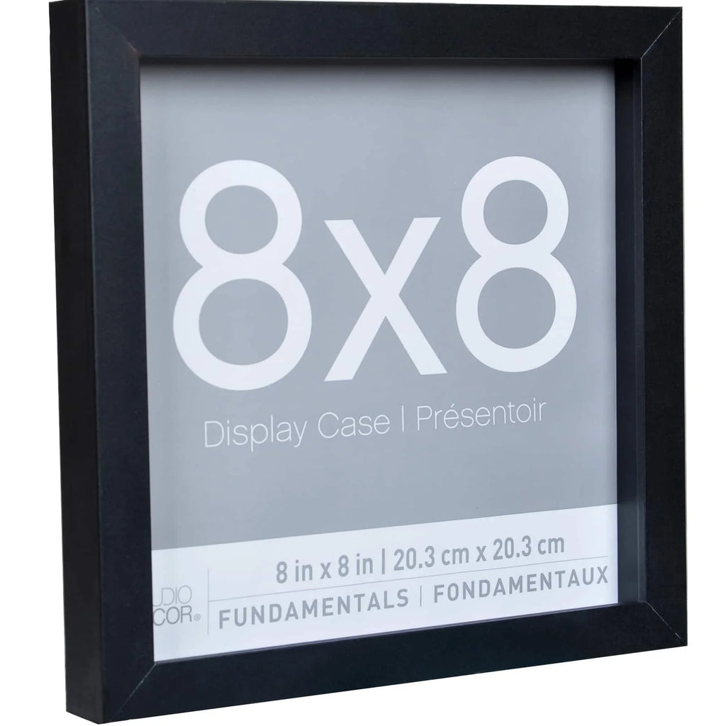 Black 8" x 8" Shadow Boxes Z3437