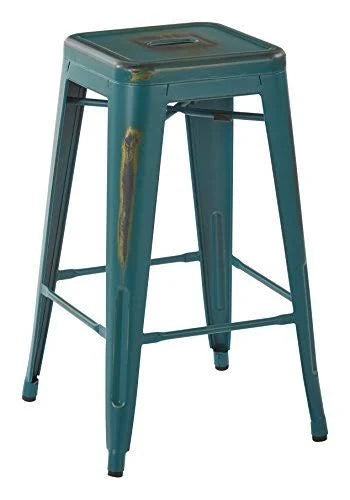 Antique Metal Barstool, 4 Pack M7697
