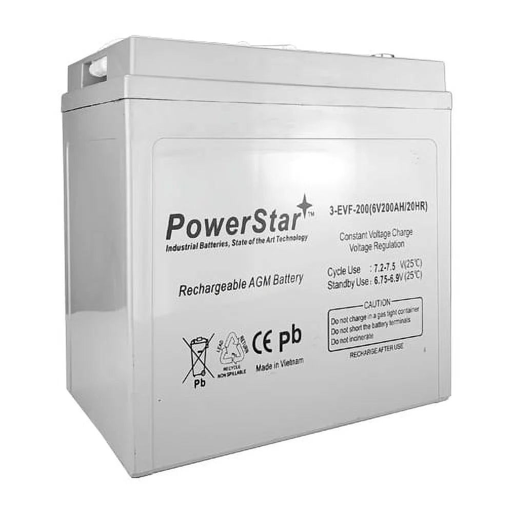 6V 200Ah Deep Cycle Flooded Lead Acid Battery x2 G106