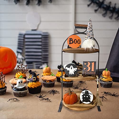 4 Pieces Halloween Tiered Tray Decor Set U43050