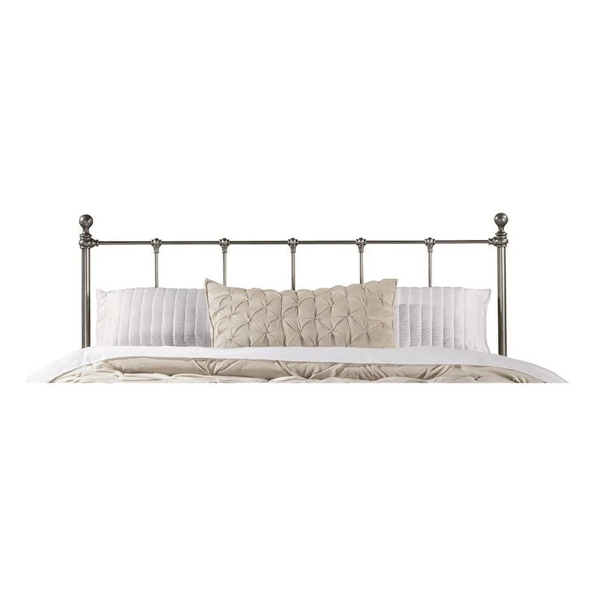 Queen Spindle Headboard in Black Steel H533321