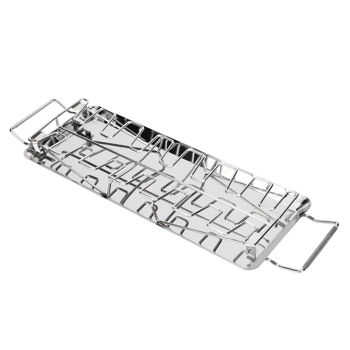Rejilla para Patas y Alas de Pollo de Acero Inoxidable con Bandeja de Goteo K57274