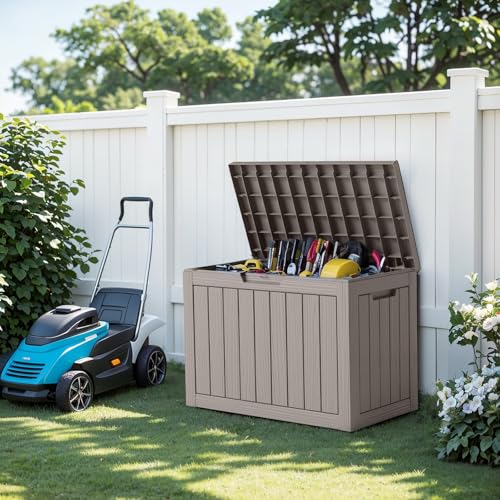 150 Gallon Waterproof Resin Outdoor Storage Box X4072