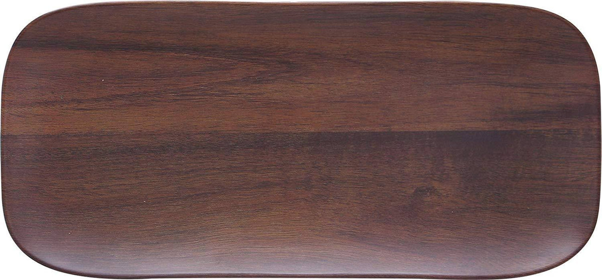 Melamine Acacia Wood Grain Rectangle Tray Z10281