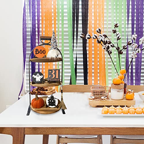 4 Pieces Halloween Tiered Tray Decor Set U43050