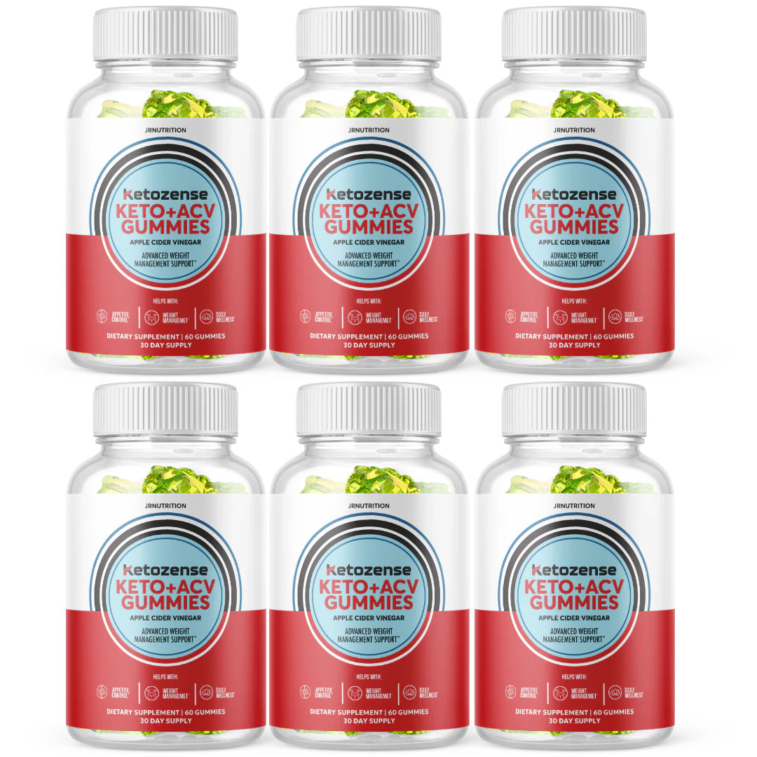 Keto ACV 1000mg Gummies 6 Bottles D965