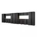18-Piece Welded Steel Garage Storage System in Black G52552