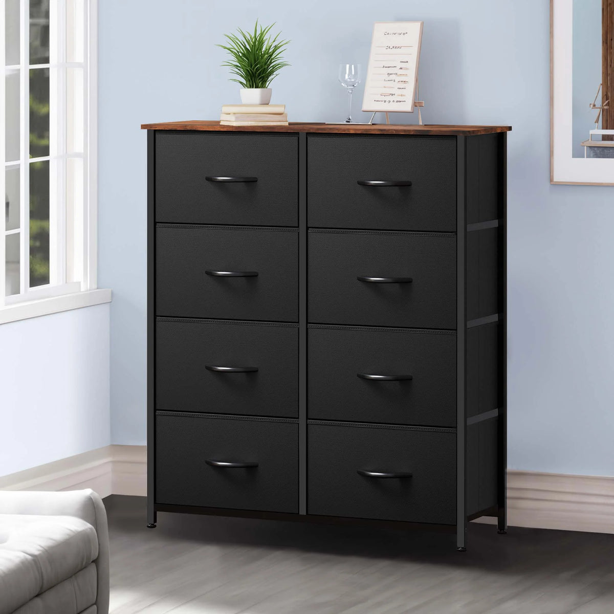 8 Drawer Fabric Storage Dresser Q797795