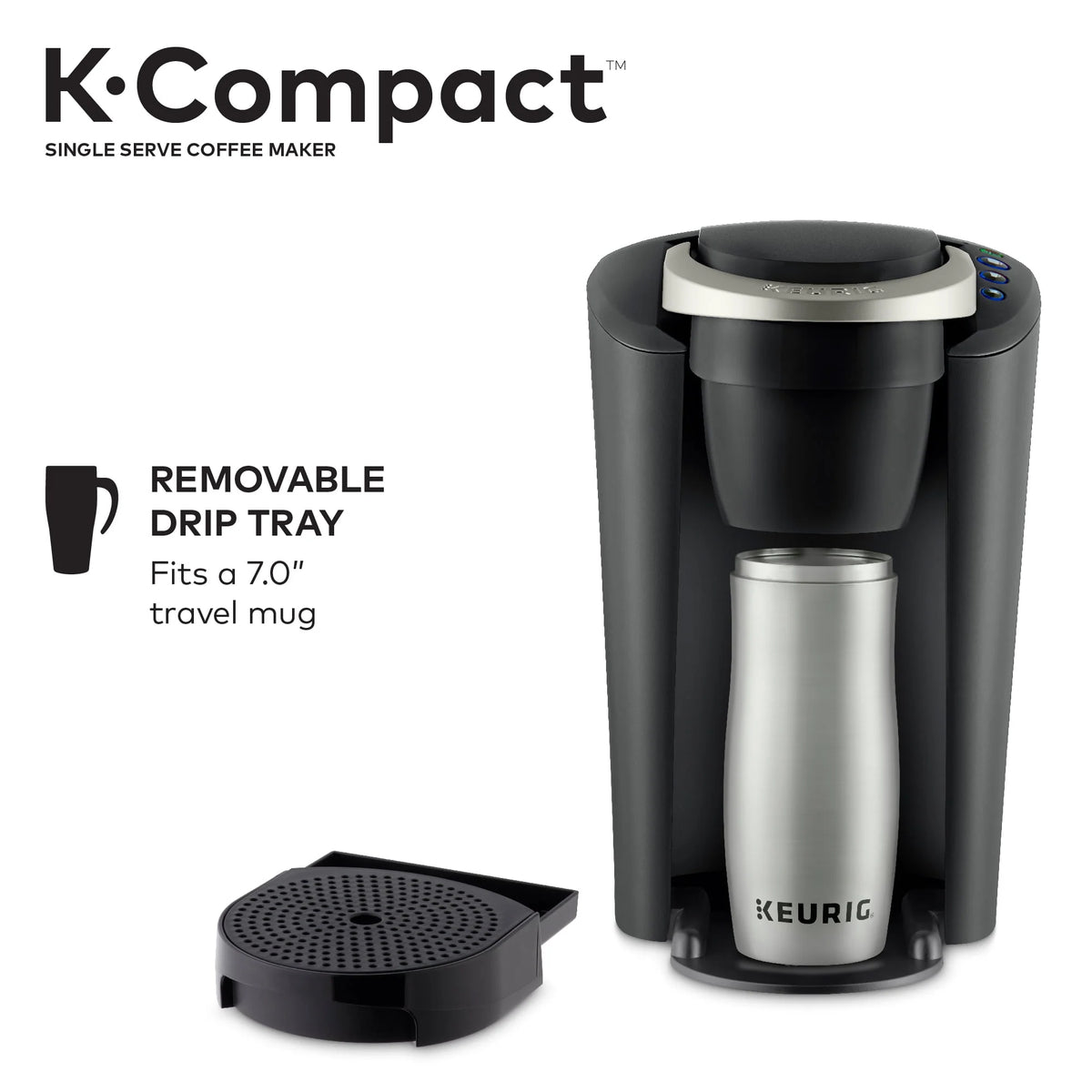 Black Single-Serve Coffee Maker A1640