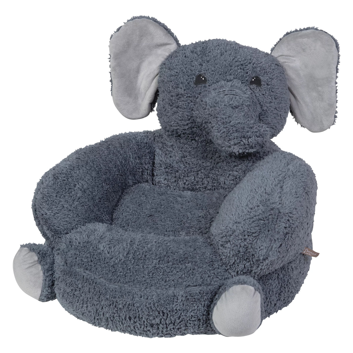 Plush Gray Elephant Toddler Chair M2051