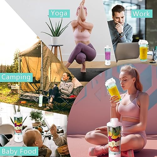 Rechargeable Personal Blender with 600ML Travel Cup D7108
