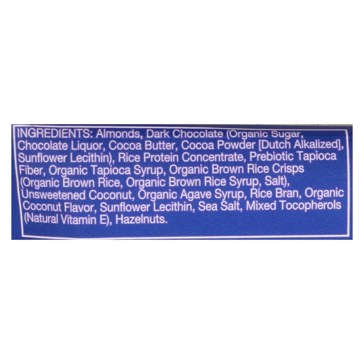Dark Chocolate Coconut Nutrition Bar Case of 12 V7692