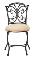 Black Vanity Stool Y5732