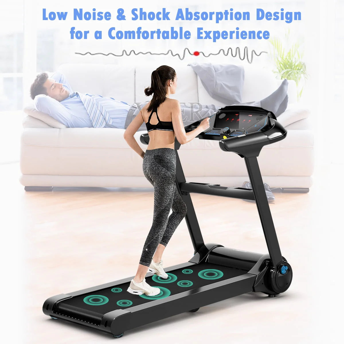 Electric Folding Treadmill O848