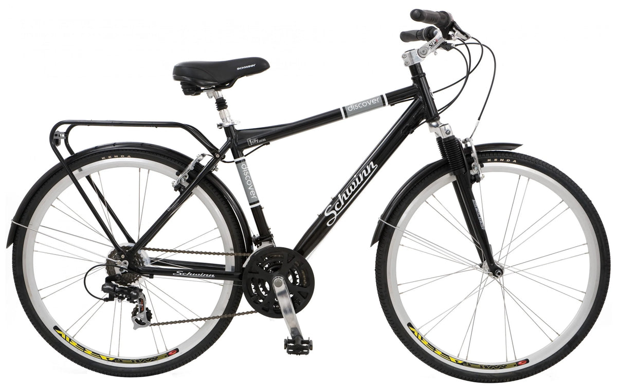 White 700c Hybrid Bicycle W143