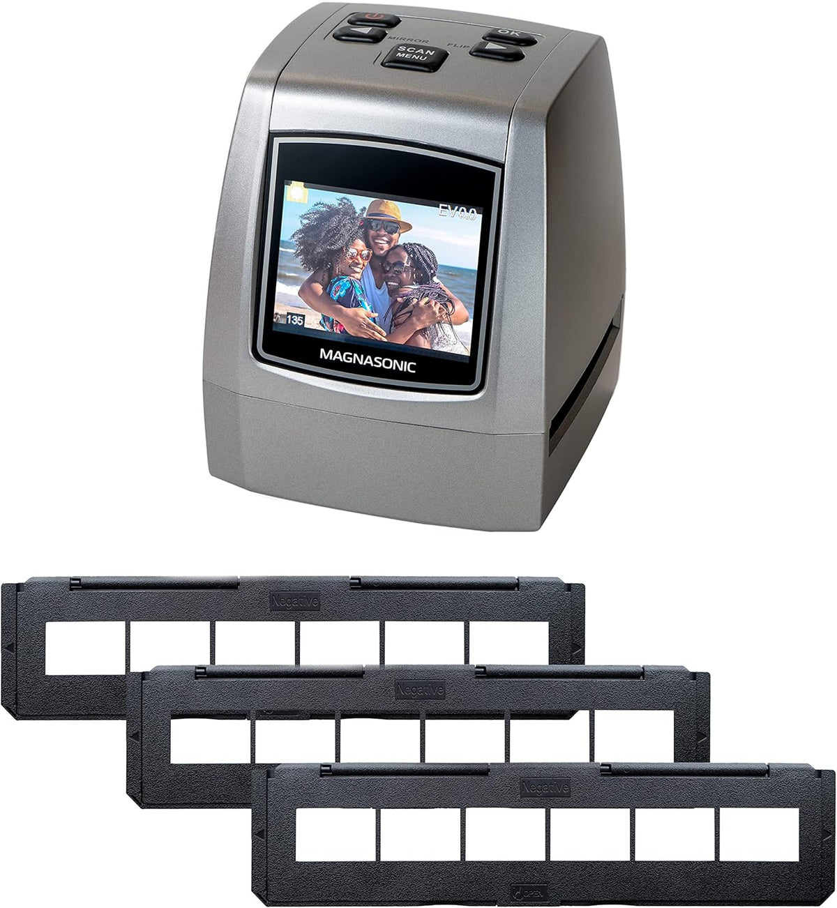 22MP Film Scanner with 2.4 LCD Screen and 128MB Built-in Memory L921341