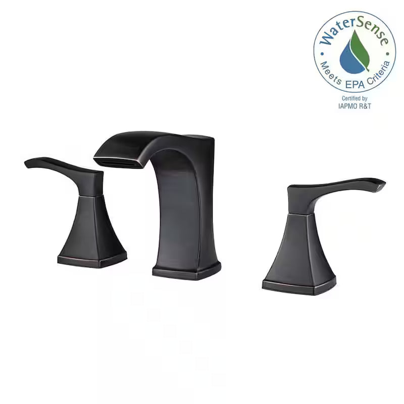 8 in. 2-Handle Bathroom Faucet in Tuscan Bronze 2-Pack N246799