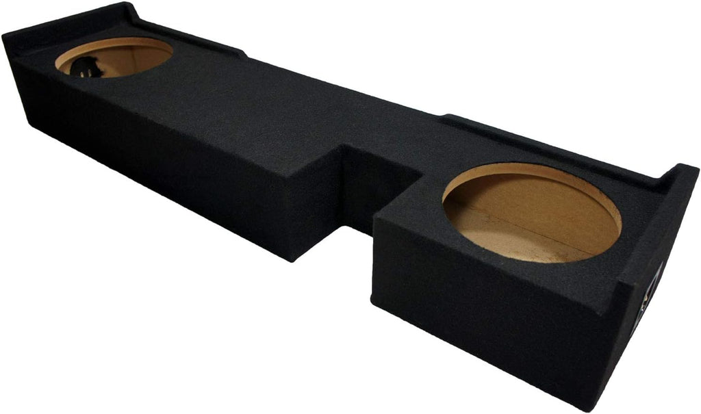 Compatible with Ford F-150 Extended/Super Super Cab Truck 2000-2003 Dual 10 Sub Box Enclosure & 1600W Amplifier B5186