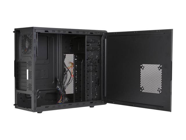 Mid Tower Computer Case with Meshed Front Panel W738235
