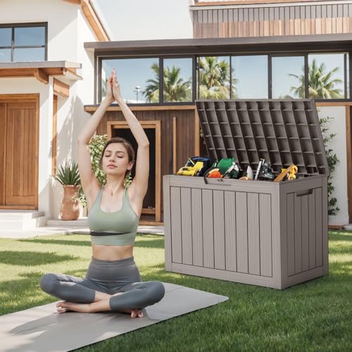 150 Gallon Waterproof Resin Outdoor Storage Box X4072