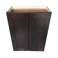 Espresso Shaker Double Door Wall Cabinet with 2 Adjustable Shelves Z48889