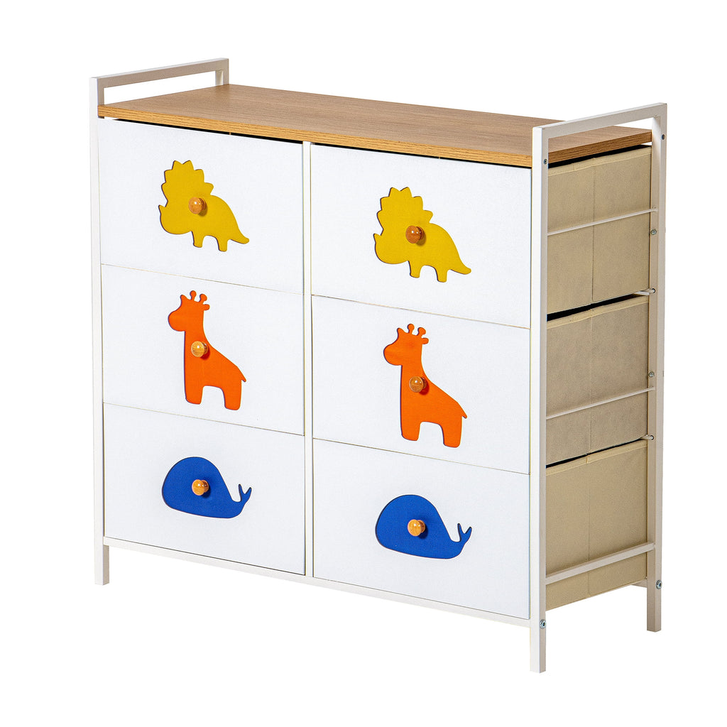 White 5 Drawer Dresser J5199