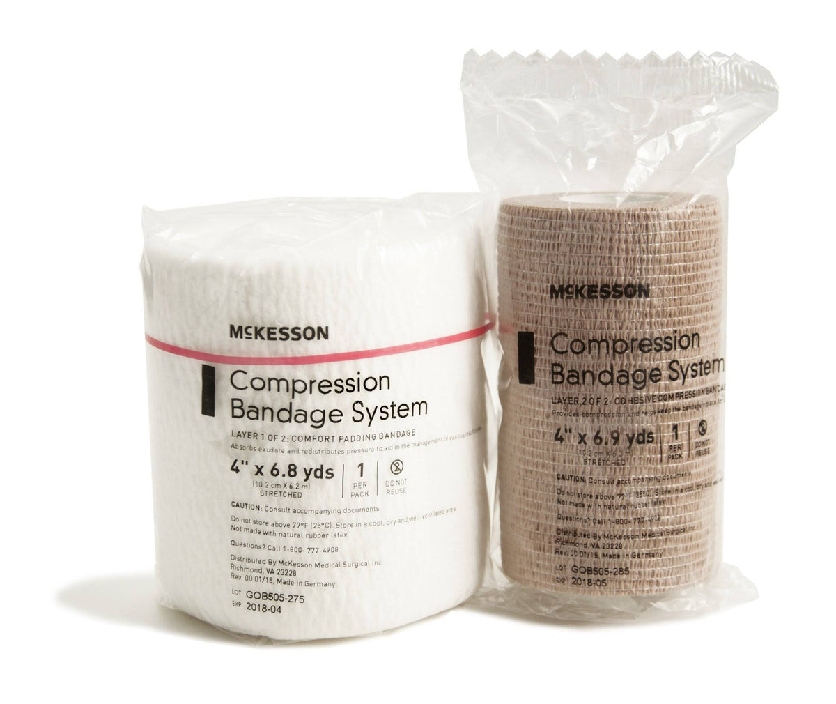Tan 2 Layer Compression Bandage System U230838