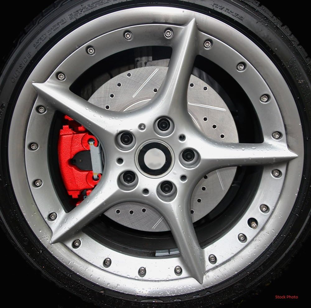 Red Semi-Loaded Calipers and Ceramic Pads Brake Kit E710161