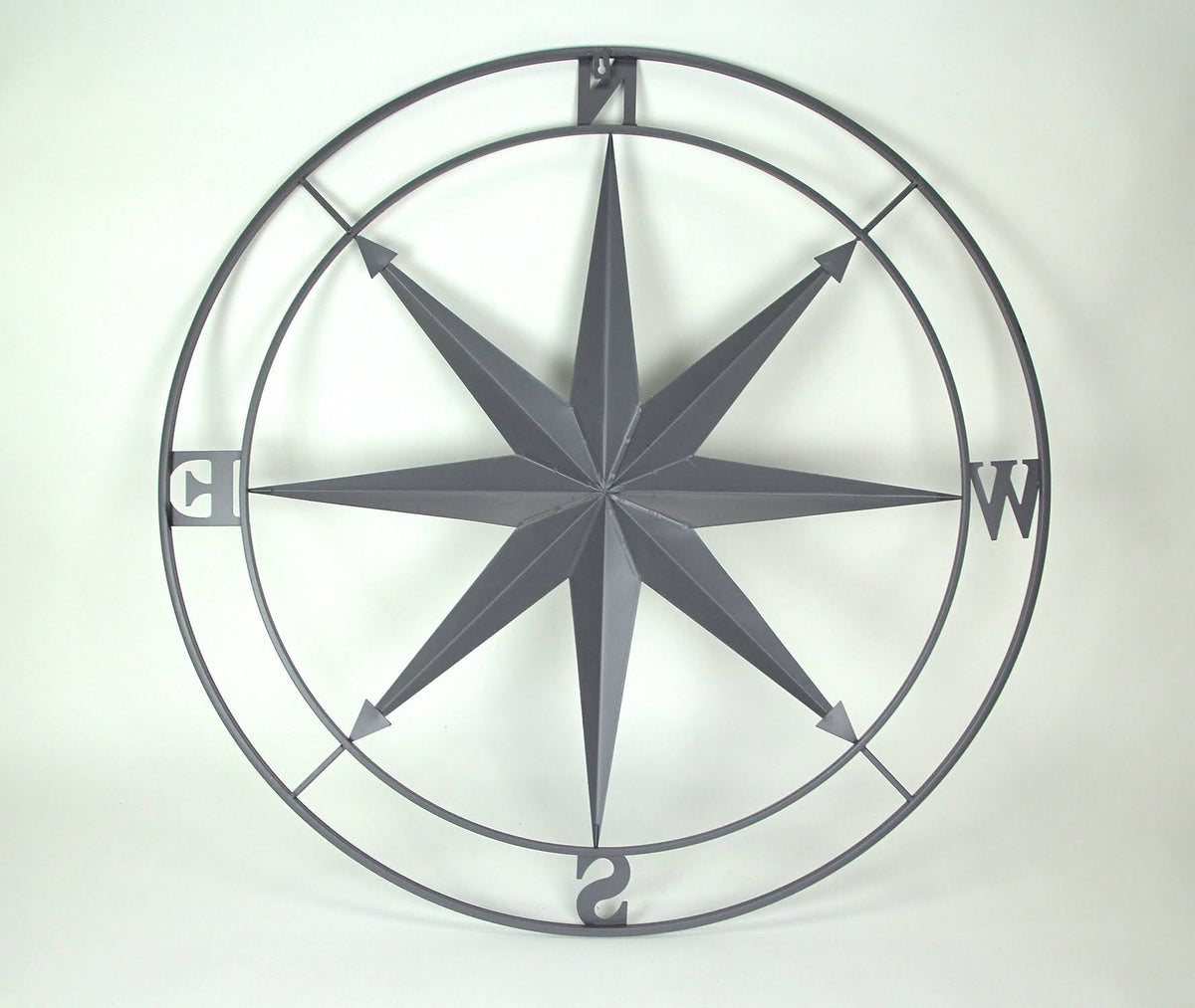 Metal Compass Rose Wall Hanging 36 in. B1236