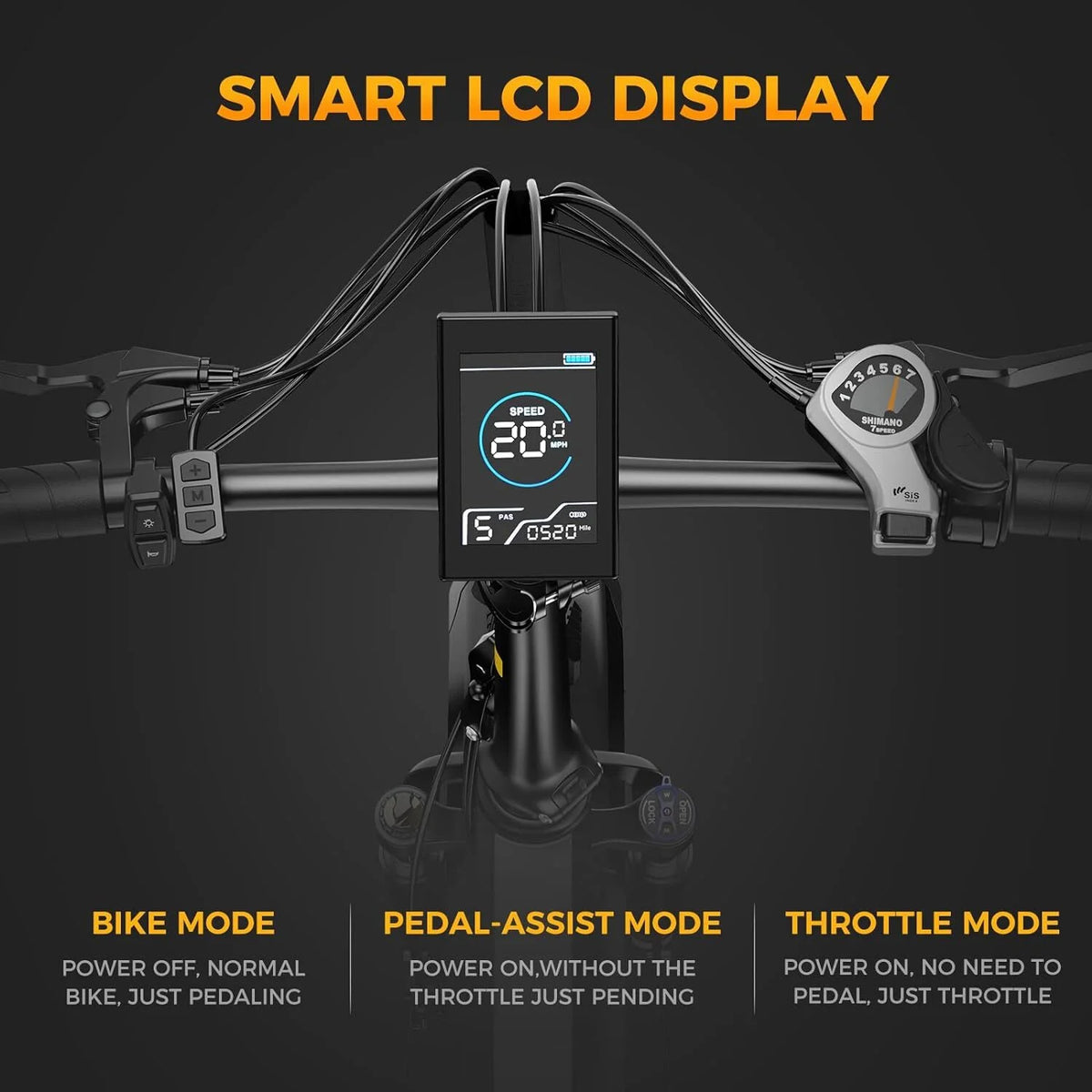 750W 20 x4.0 Fat Tire Foldable Electric Bike L763