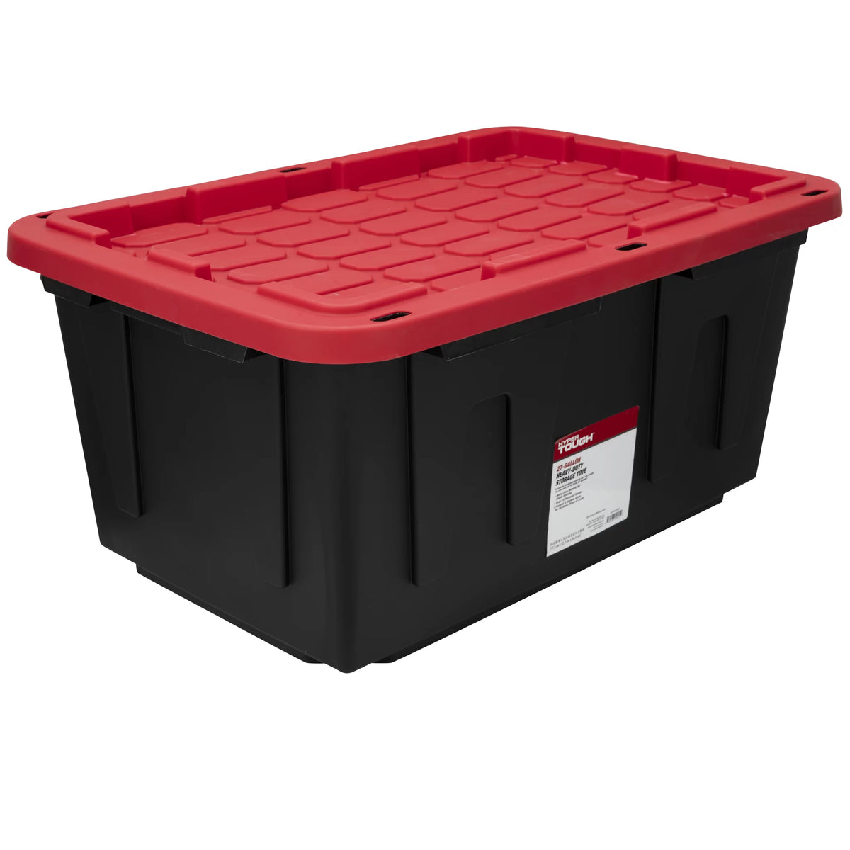 27 Gallon Snap Lid Plastic Storage Bin J73196