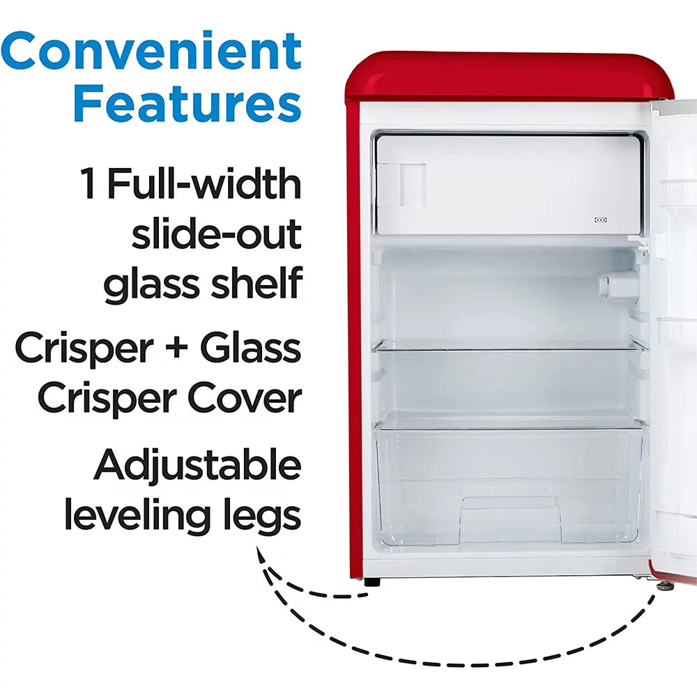 4 Cubic Feet Freestanding Mini Fridge L93316
