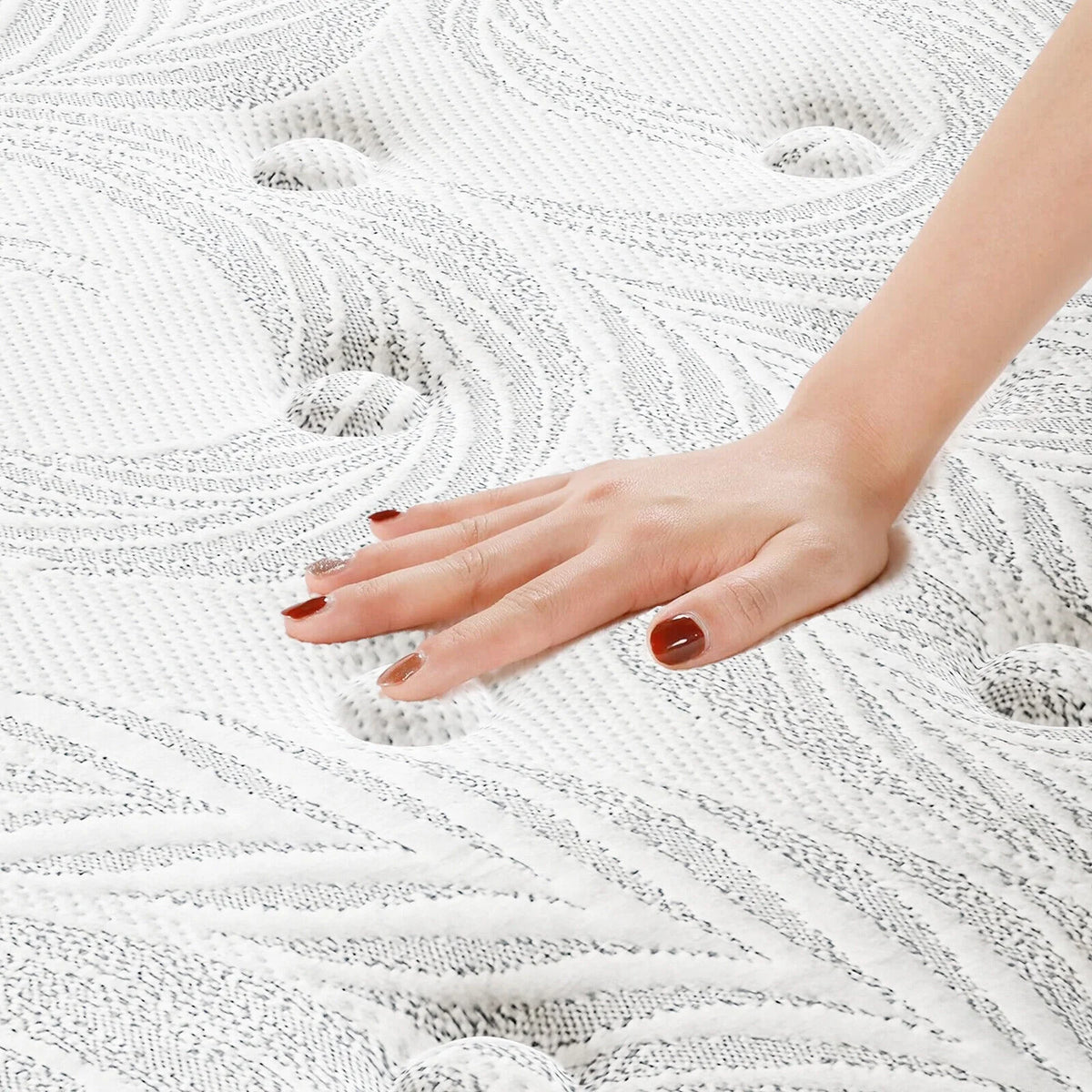 12 Inch Cool Memory Foam & Spring Hybrid Mattress E2950