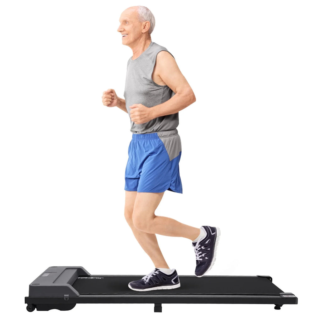 1HP Under Desk Electric Treadmill 220lbs Capacity B664