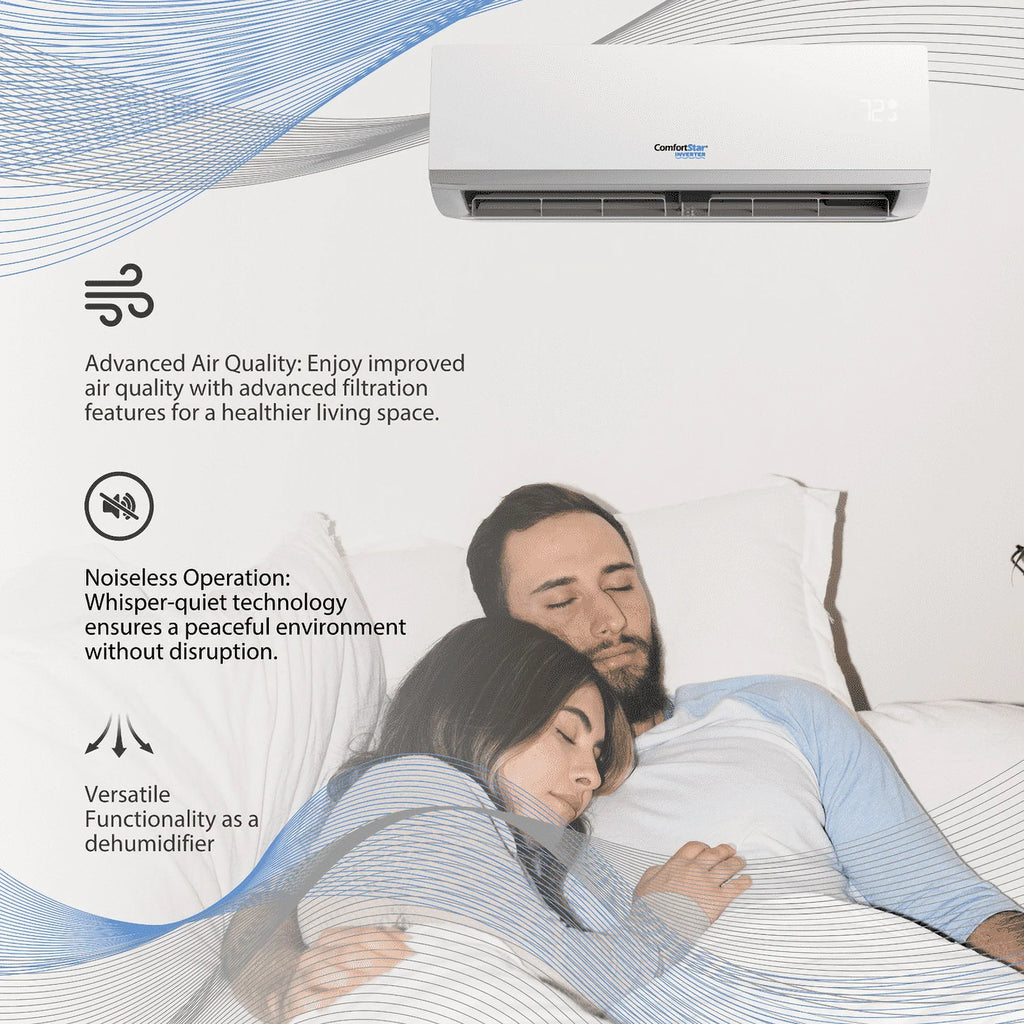 12,000 BTU 21 SEER2 Ductless Mini-Split Air Conditioner Full Set 110V R8533