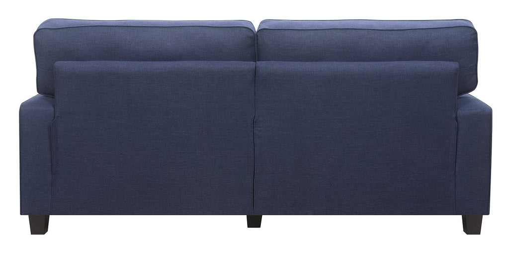 Navy Blue Fabric Sofa X431